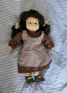 Beautiful vintage handmade Waldorf textile doll with a firm head by Glorex  - Picture 1 of 5