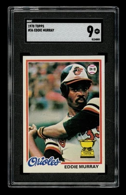 1978 Topps Set-Break # 36 Eddie Murray SGC 9 MINT - Image 1 of 3