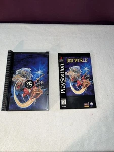 DiscWorld Sony PlayStation PS1 1995 solo manuale NO DISCO - Foto 1 di 13