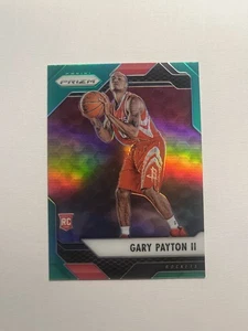 Panini Prizm Gary Payton II 2016 Green Prizm (RC) Rockets B2 - Imagen 1 de 2