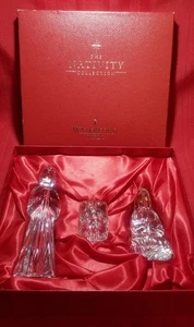 Waterford Kristall 3 Stück Krippensammlung Maria, Josef & Jesuskind IRLAND - Bild 1 von 8