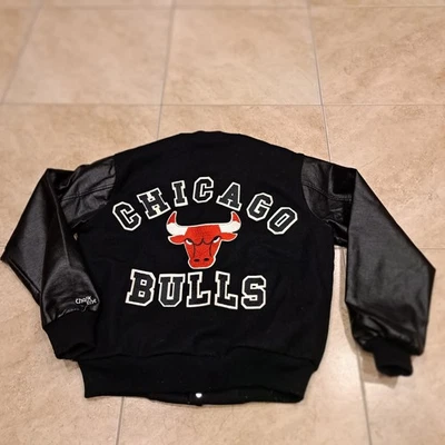 Vintage 1992 Chalk Line Chicago Bulls Wool Varsity Jacket EUC Rare! Size M USA - Image 1 of 4