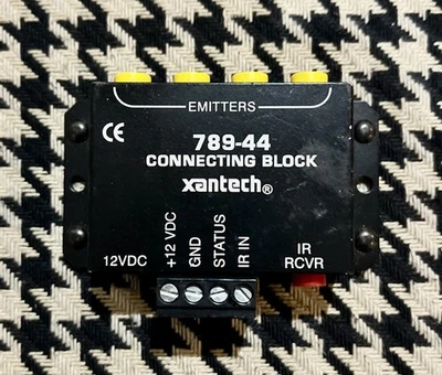 NOVO!  Resistores XANTECH 789-44 1-Zone 4 bloco de conexão 470-Ohm preto - Imagem 1 de 4