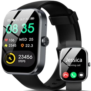 Smart Watch 1.91" HD Smartwatches Men Women, Fitness Tracker Bluetooth Call, ... - Picture 1 of 7