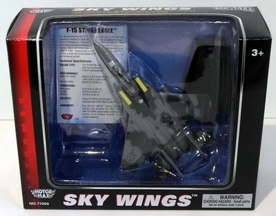Motormax Skywings 1/100 Scale 77004 - F-15 Strike Eagle With Display Stand - Image 1 of 3