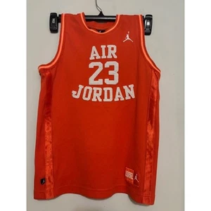 Air Jordan Jersey #23 Michael Jordan Spell Out Embroidered Basketball Youth Med - Picture 1 of 6