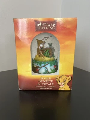 Globo de nieve musical de cuerda Disney/Rey León 1994 “Círculo de la vida” Foto 1 de 4