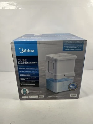 Deshumidificador WiFi inteligente Midea MAD20S1QWT cubo 20 pintas Foto 1 de 4