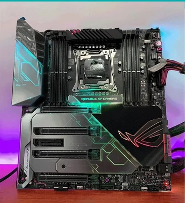 ASUS ROG Rampage VI Extreme X299 LGA2066 DDR4 128GB Gaming Motherboard - Image 1 of 3