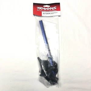 Traxxas 6730X Chassis Brace Kit BLUE fits Rustler Slash 4x4 equipped with Low-CG - Picture 1 of 3