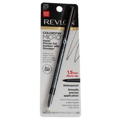2 Pack Revlon ColorStay Micro Gel Waterproof Eyeliner, Brown 215, 0.008 oz - Image 1 of 2