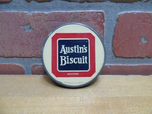 AUSTIN'S BISCUIT antiker Bäckerei Werbung Briefbeschwerer Whitehead & Hoag Newark - Bild 1 von 9