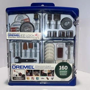 Dremel EZ Lock 160 Piece Aluminum Oxide All-Purpose Accessory Storage Kit 715-01 - Picture 1 of 8