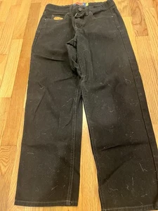 Empyre Kids Loose Fit Black Shmutz Skate Jeans Black Size 26 - Picture 1 of 4