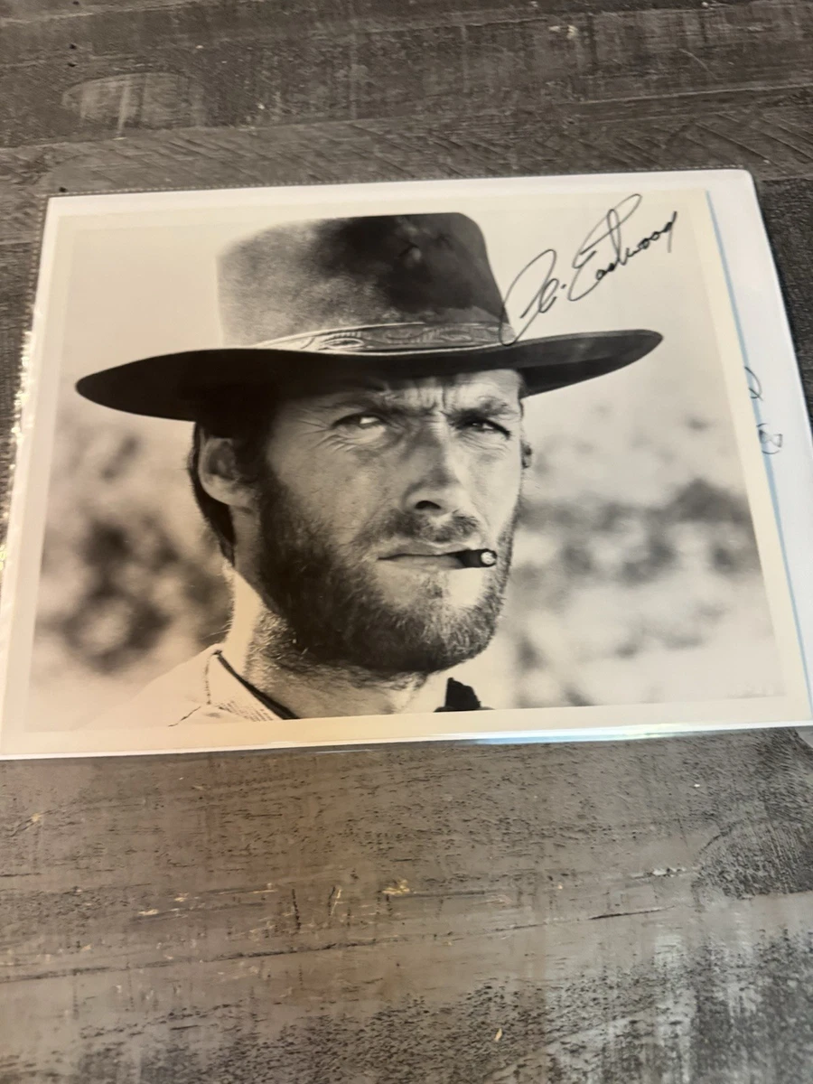 ClintEastwood 直筆サイン入り写真 ハリウッド俳優 認証書付き レア