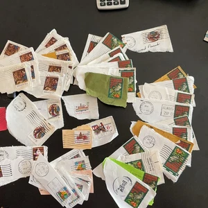 49 verschiedene alte Briefmarken USA Weihnachten gestempelt - Bild 1 von 6
