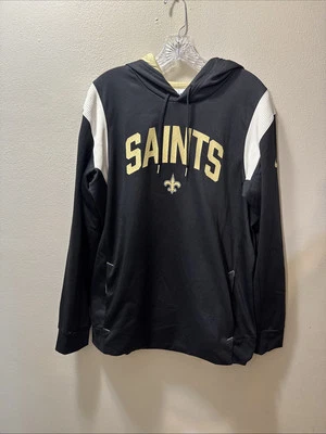 New New Orleans Saints Men’s L Nike Performance Black NFL Hoodie - Image 1 of 4