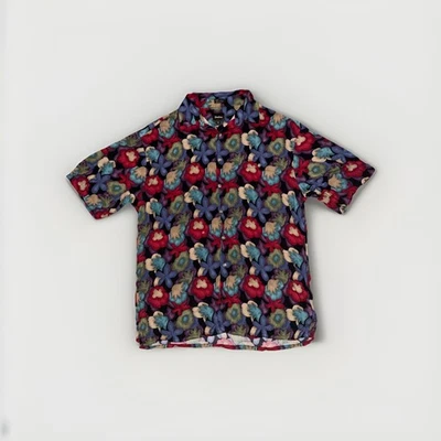 Vintage Neiman Marcus Shirt Mens XL Floral 100% Rayon Pocket Lightweight - Image 1 of 4