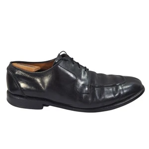 Allen Edmonds Hancock Shoes Black Leather Oxford Split Toe Mens Size 11 D - Picture 1 of 10
