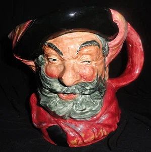 Jaunty Large ROYAL DOULTON Toby Mug Pitcher SIR JOHN FALSTAFF England Shakespea  - Picture 1 of 8