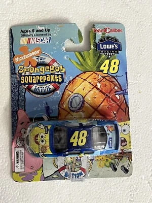 SpongeBob SquarePants Movie Nickelodeon Nascar Team Lowe’s Racing diecast car - Image 1 of 4