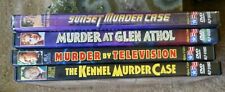 Classic Murder Mystery 4 DVDs Lot The Kennel Murder Case Philo Vance Bela Lugosi
