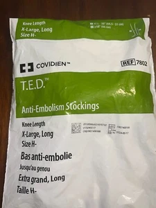 Covidien T.E.D. Anti-Embolien Strümpfe kniehoch X-Lg lang Größe H-OT 7802 - Bild 1 von 1