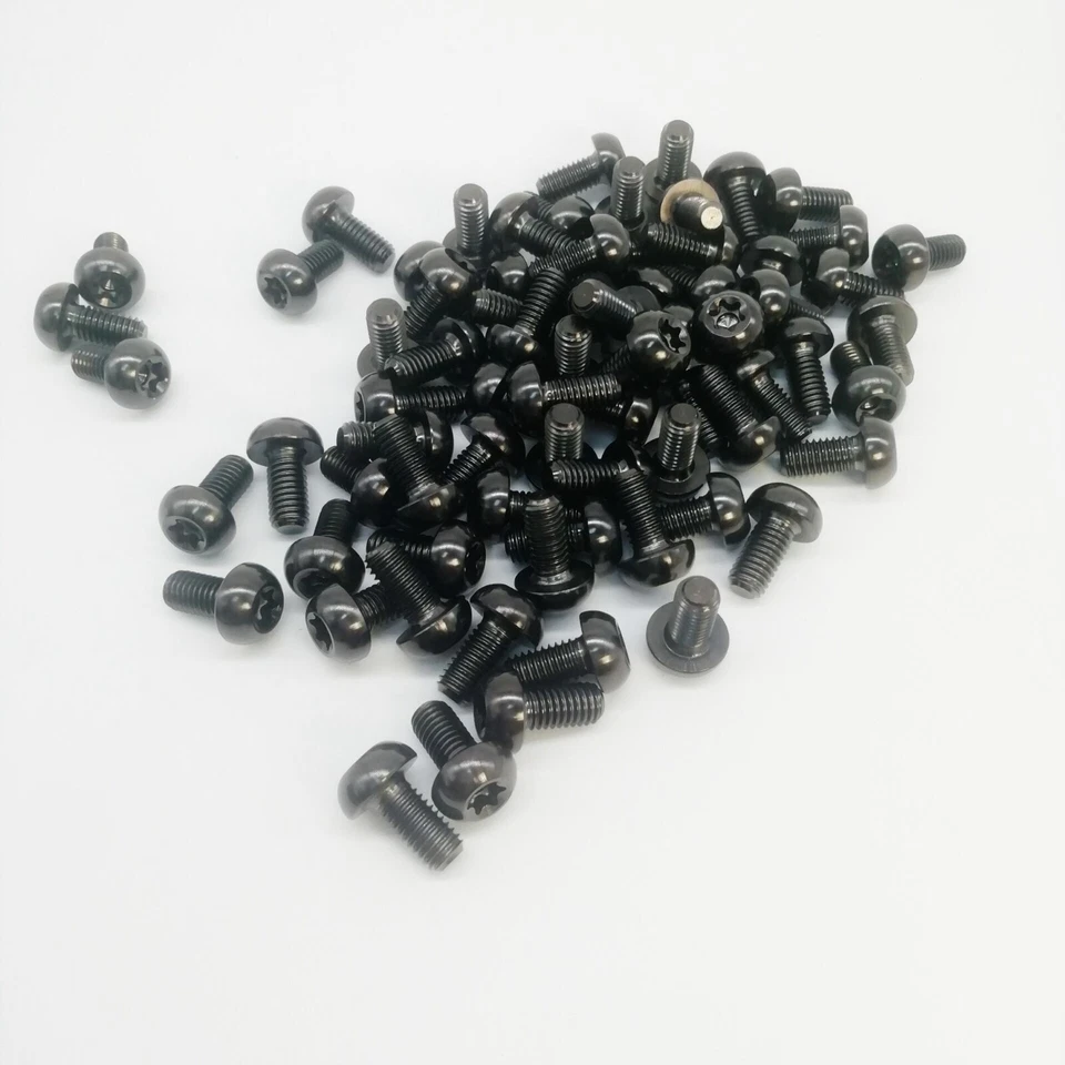 Tornillos de rotor de freno de disco súper ligeros 48 piezas M5x10 mm pernos de rotor de disco 6AL4V Gr5 Foto 1 de 1