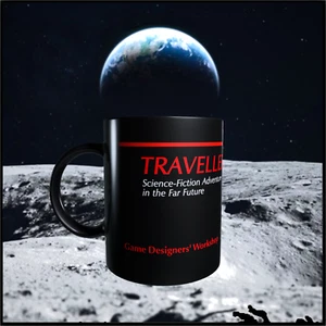 RPG - Classic Travellers Mugs (5 Designs) - 11oz Black Coffee Mugs - Picture 1 of 27