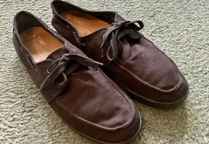 TOMS Boating Loafer Shoes Canvis Men’s 10.5 - Picture 1 of 6