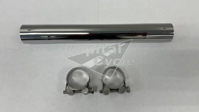 Exhaust Crossover Pipe with two clamps BMW R60 R75 R80 R90 R100 RT RS ID=30mm - Image 1 of 4