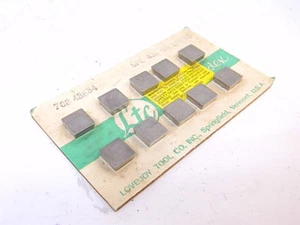 NEW SURPLUS 10PCS. LOVEJOY  SPE 43Z  GRADE: LTC83  CARBIDE INSERTS - Picture 1 of 1