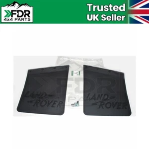 Rear Mud Flaps Pair Fits Land Rover Series 2, 2a, 3, 88, 109 Genuine Set 320590 - Picture 1 of 8