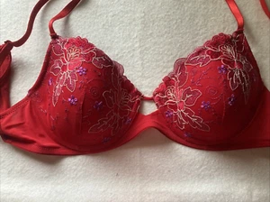 Fashion Bug Red Lace 38C Bra - Picture 1 of 4