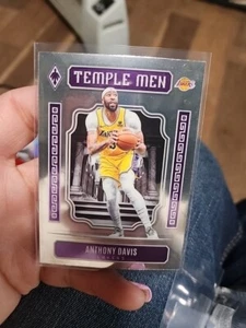 2023-24 Panini Phoenix Anthony Davis Temple Men Insert Silver Parallel SP - Picture 1 of 2