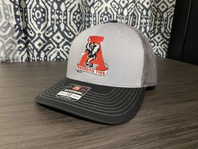 Alabama Custom Gray & Black Richardson 112 Hat