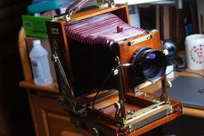 WISNER 4X5 TECHNICAL FIELD CAMERA + 210mm f5.6 NIKKOR-W
