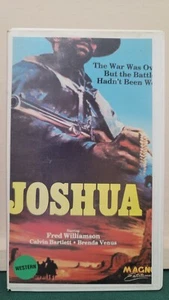 FAST SHIP: Joshua (VHS, 1986) Magnum. Fred Williamson. Calvin Bartlett. Western - Picture 1 of 3
