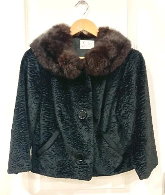 "A Winter Product" Vintage Jacket  W/ Fur Trim Collar - Pre-Owned - Size M - Image 1 of 4