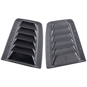 ABS Plastic Bonnet Vents Hood Trim Matte Black For Ford Focus RS ST MK2 style - Picture 1 of 8