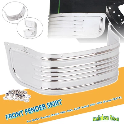 Front Fender Trim Skirt For Harley Road King Glide Heritage Softail FLSTC FLST - Image 1 of 4