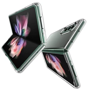 Shock Absorbing Slim Clear Hard PC Cover Case f Samsung Galaxy Z Fold 3 5G F926U - Picture 1 of 1