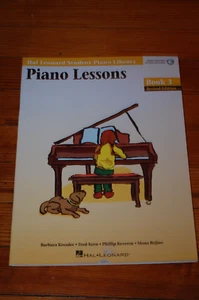 Piano Lessons Book 3 Revised w/Audio Access Student Piano Library-Brand New - Picture 1 of 2