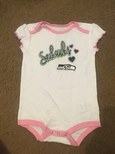 NFL NWT INFANT Girl Bodysuit Seattle SEAHAWKS Size 18months - Bild 1 von 2
