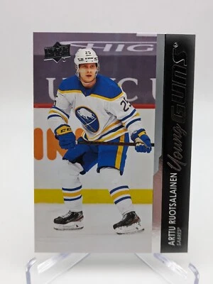 💥 Arttu Ruotsalainen 2021-22 Upper Deck Series 1 Young Guns #221; Sabres - Image 1 of 2
