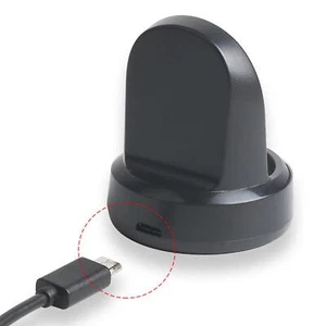 Wireless Charger Dock Holder With Cable For Galaxy Smart Watch Gear S2 S3 R800 A - Zdjęcie 1 z 6