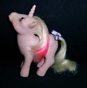 Rose: My Little Pony MLP Vintage Unicorn Powder #7 VERY GOOD average glitter G1 - Picture 1 of 5