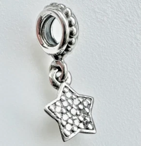 Authentic Pandora Star Pave Silver CZ Star Charm 791024CZ - Picture 1 of 1