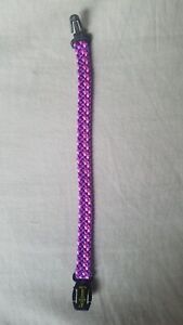 Vintage 80's Gotcha Bracelet Woven Purple & Pink Excellent Condition