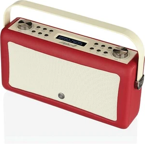 VQ Hepburn Mk II Portable Digital Radio DAB+FM Bluetooth Speaker in Red - Picture 1 of 7
